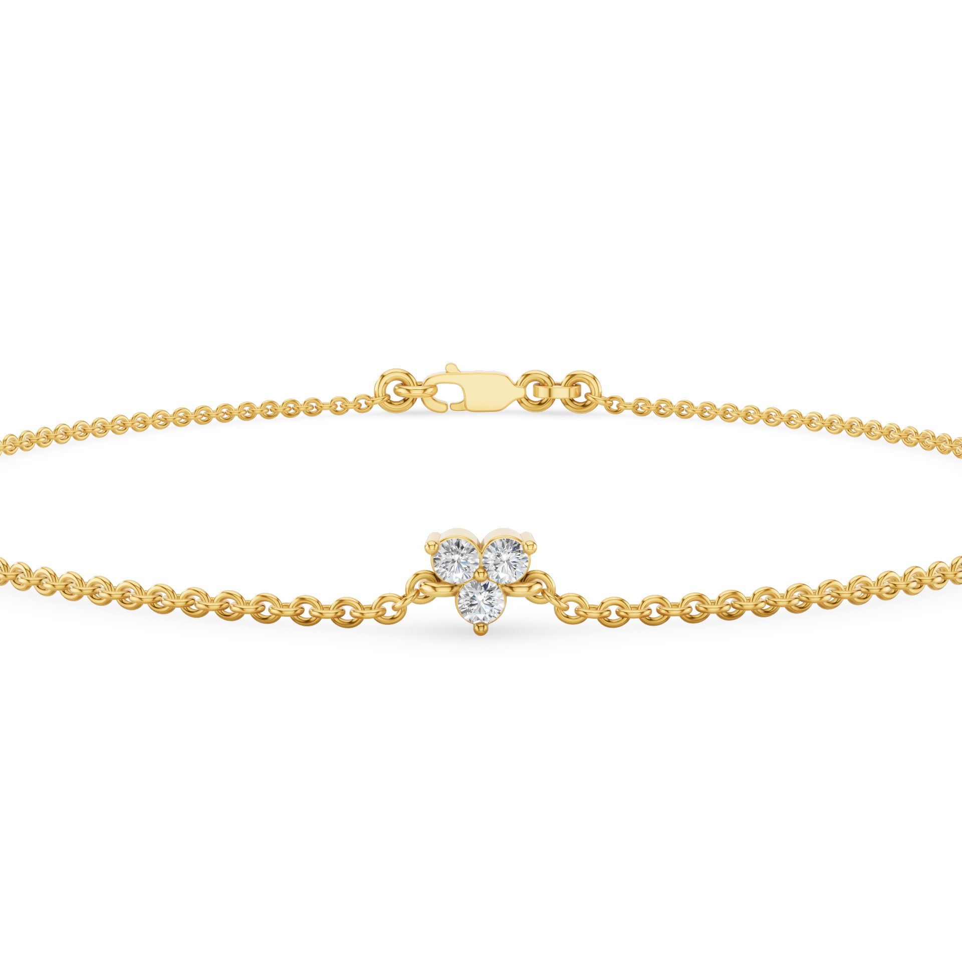 Dainty Trio Diamond Bracelet
