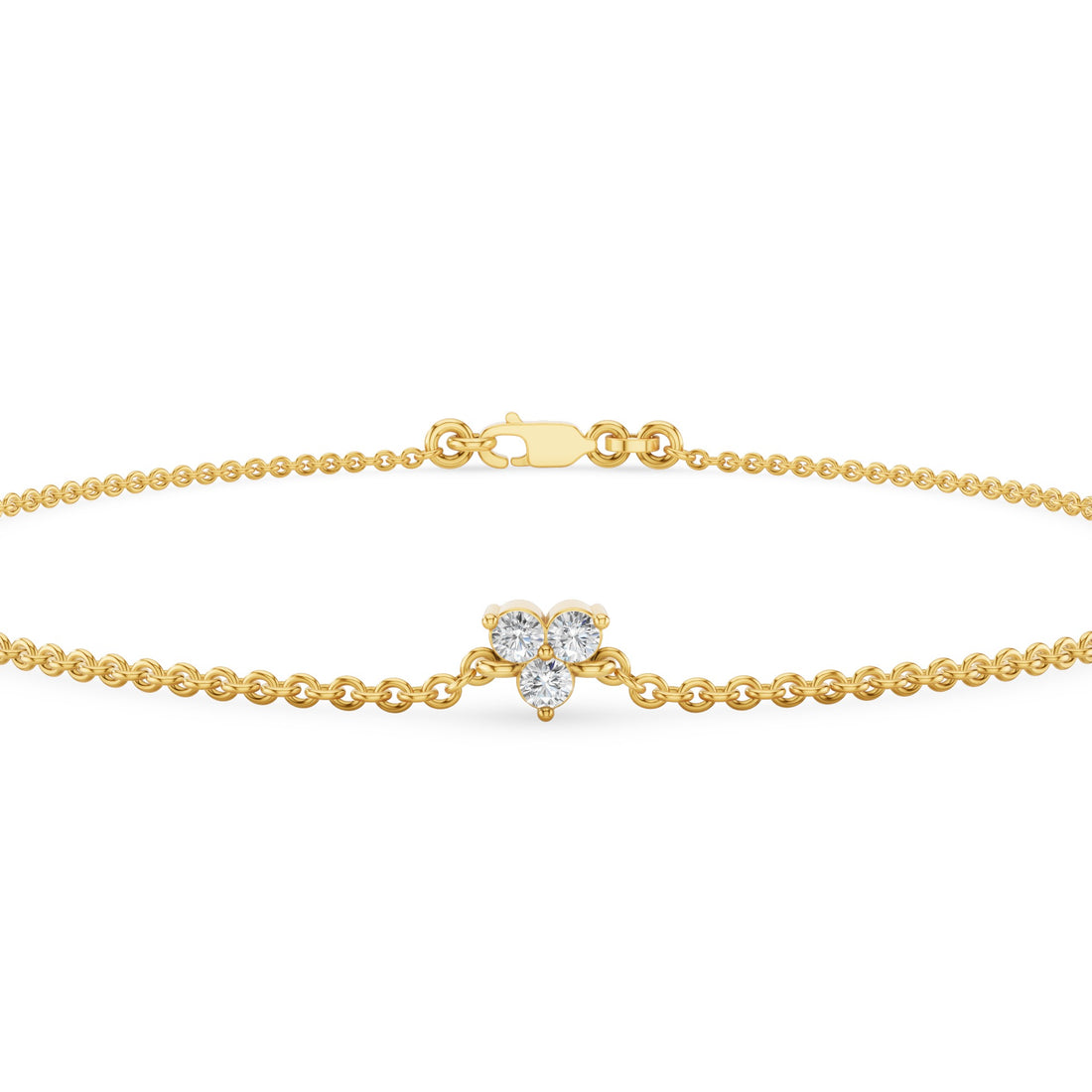 Dainty Trio Diamond Bracelet