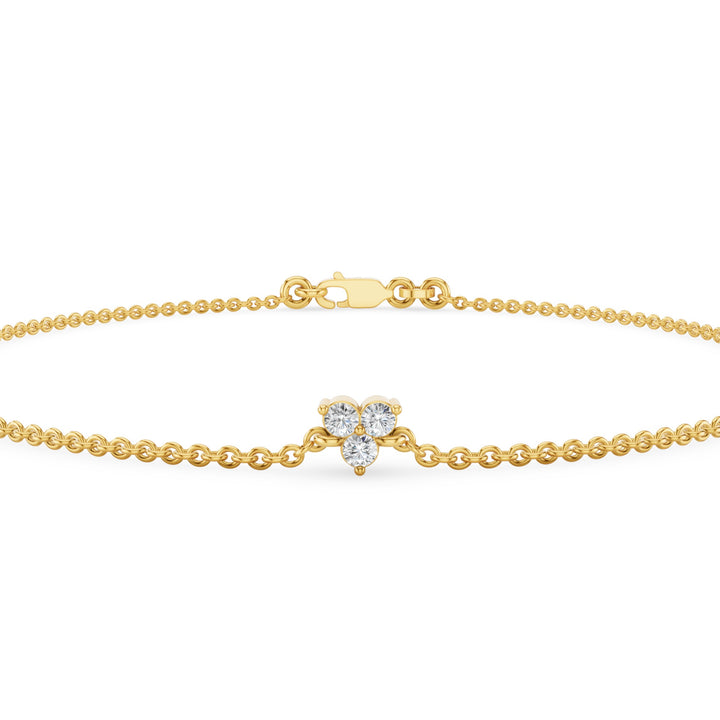 Dainty Trio Diamond Bracelet
