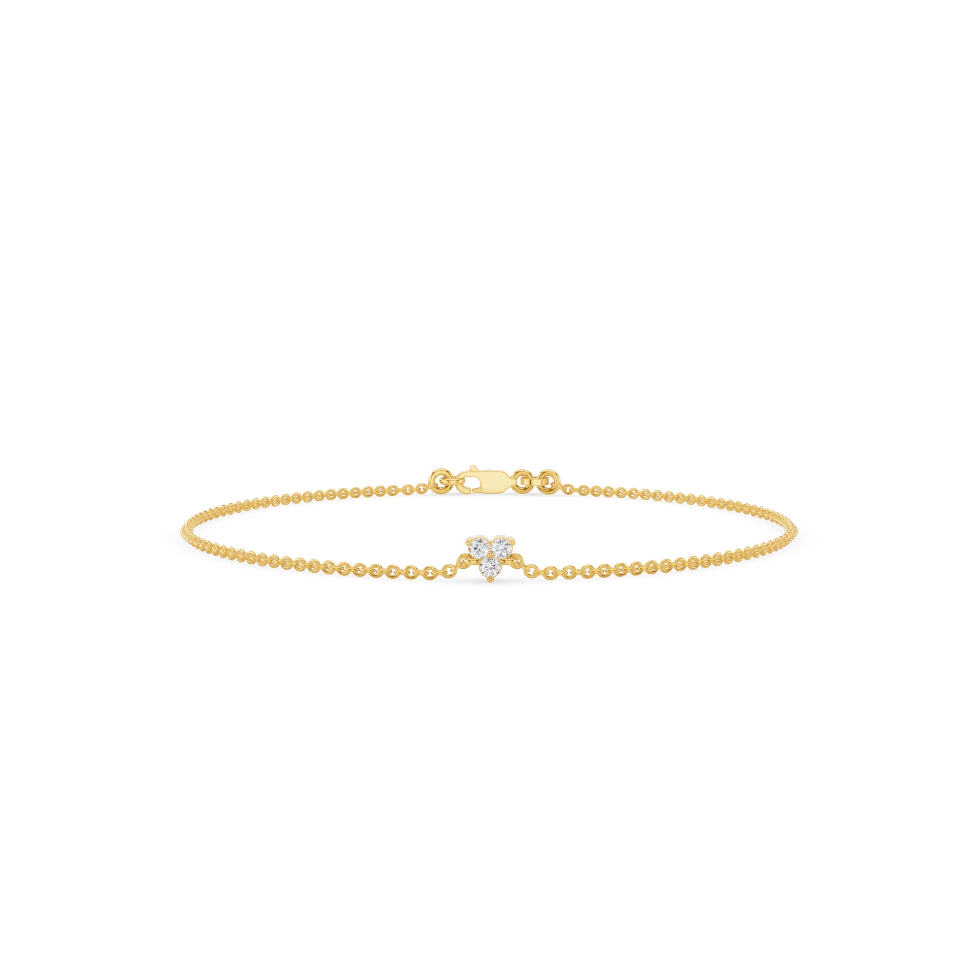 Dainty Trio Diamond Bracelet