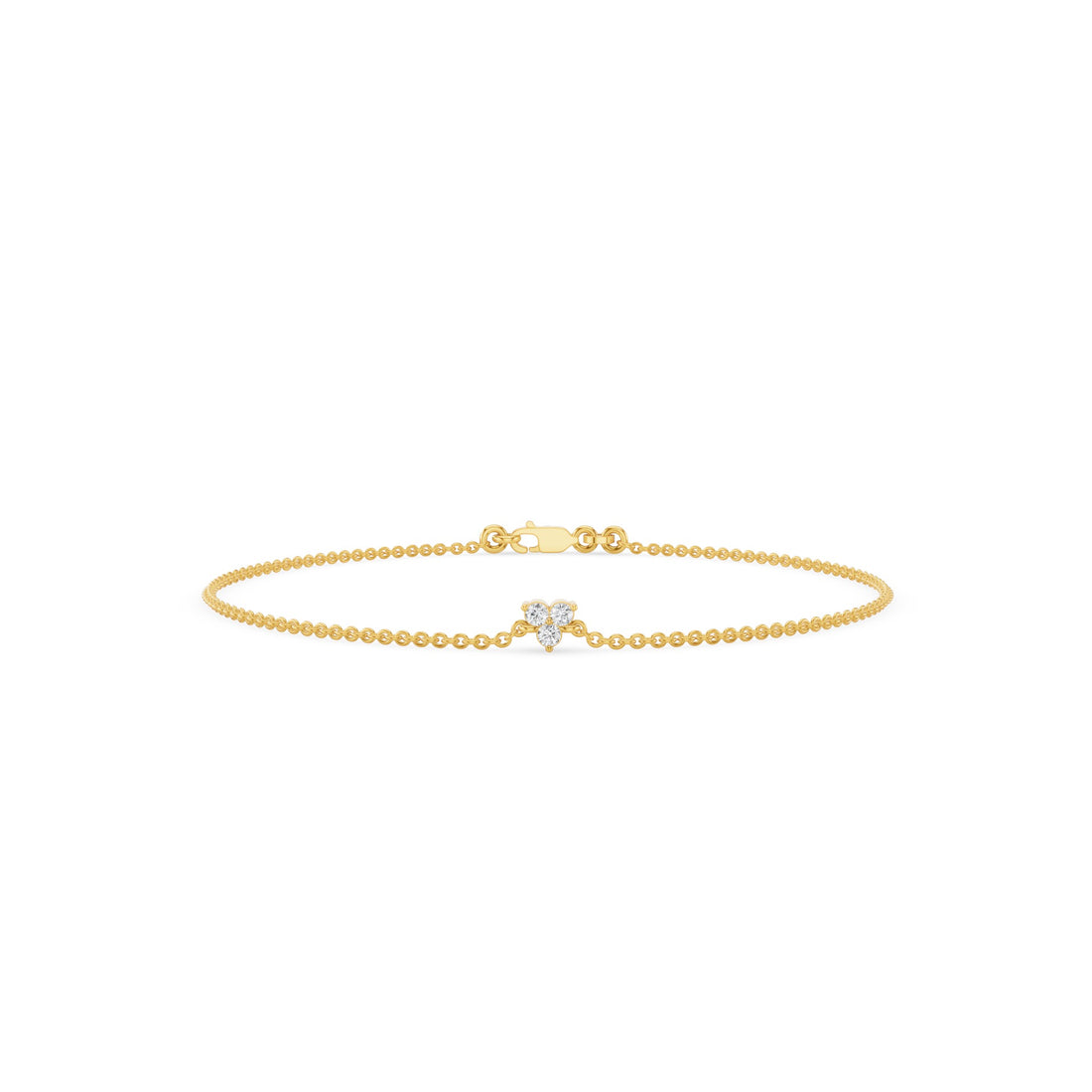 Dainty Trio Diamond Bracelet