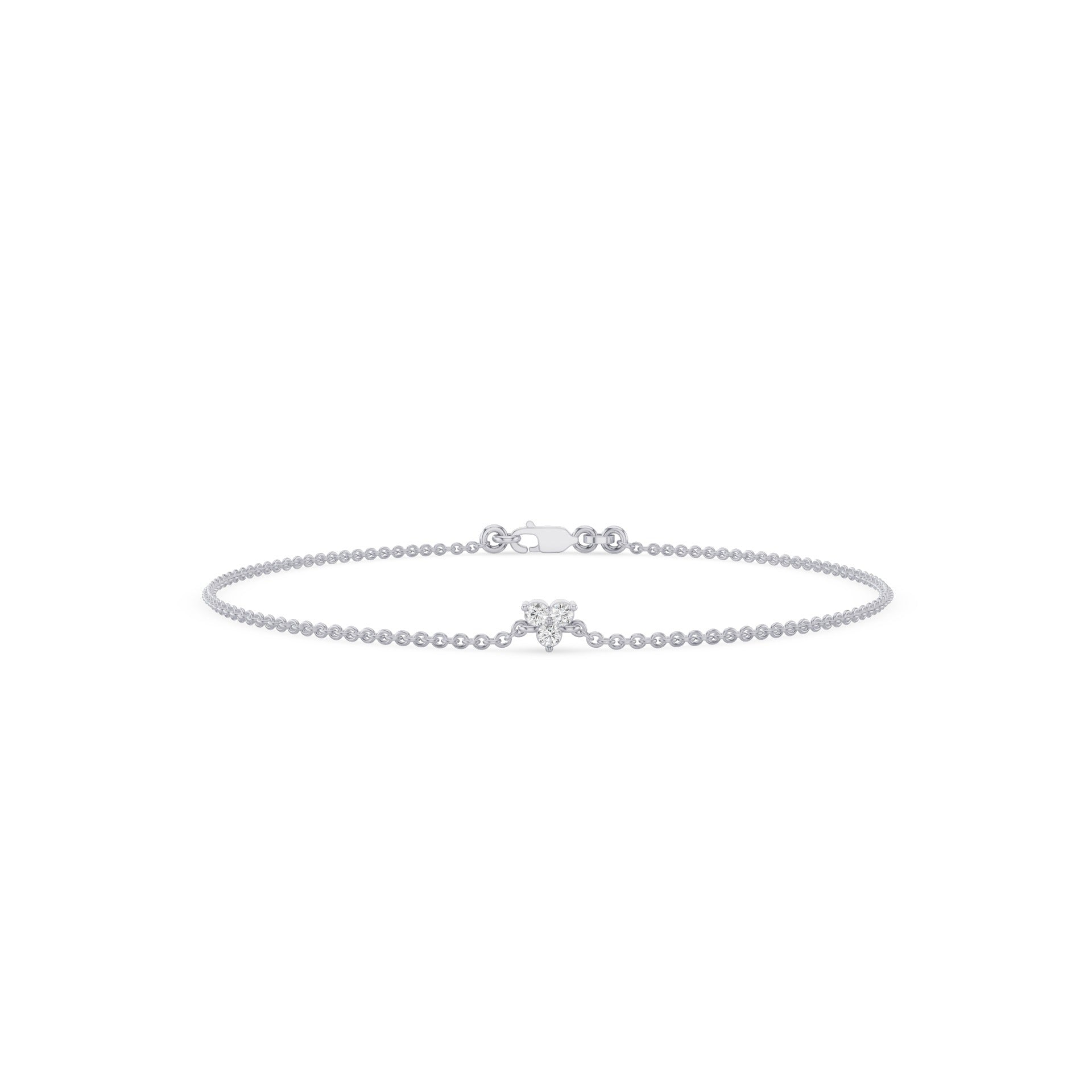Dainty Trio Diamond Bracelet