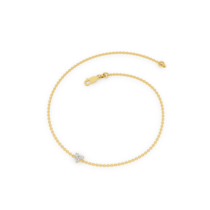 Dainty Trio Diamond Bracelet