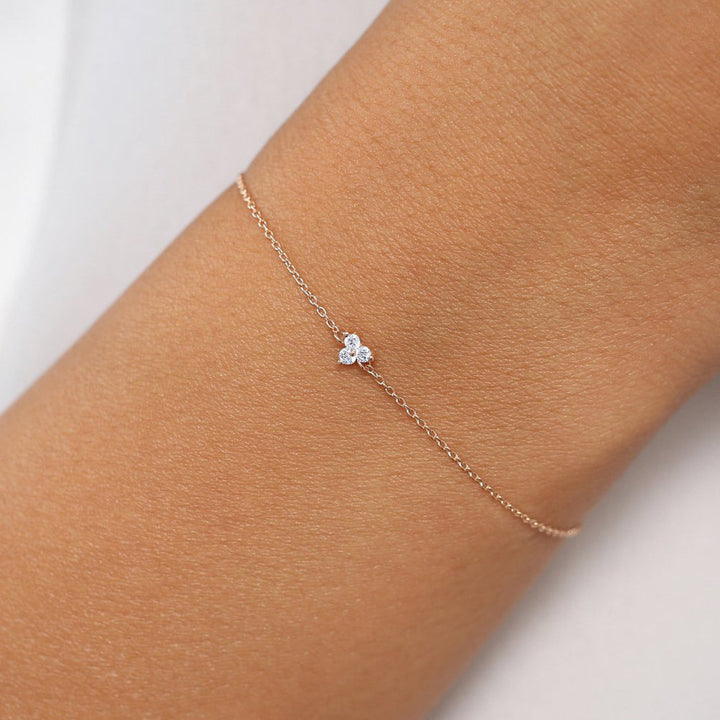 Dainty Trio Diamond Bracelet