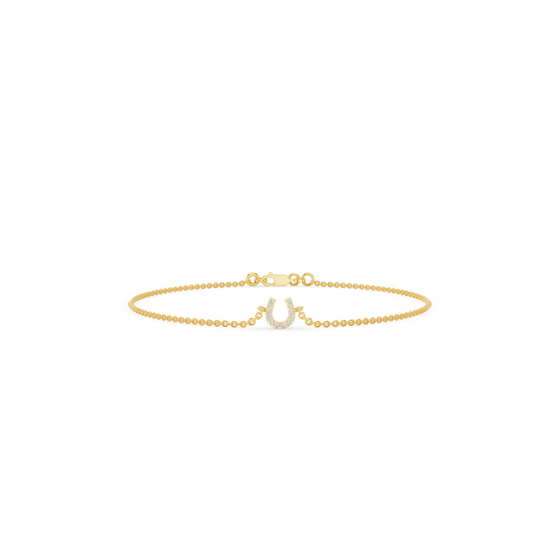 Diamond Horseshoe Bracelet