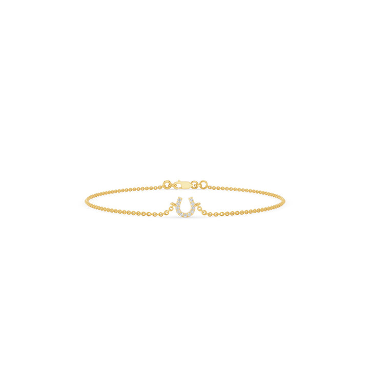 Diamond Horseshoe Bracelet