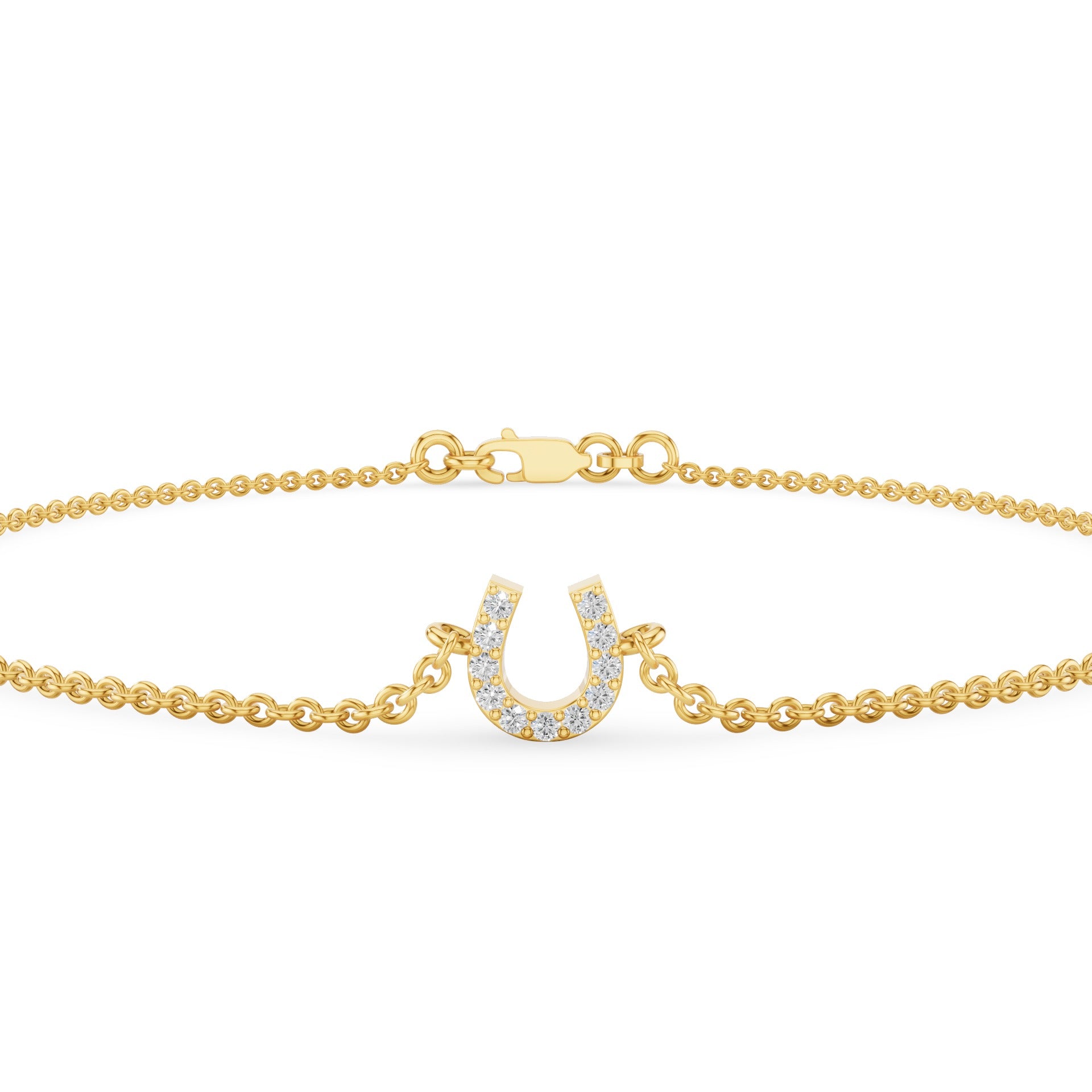 Diamond Horseshoe Bracelet