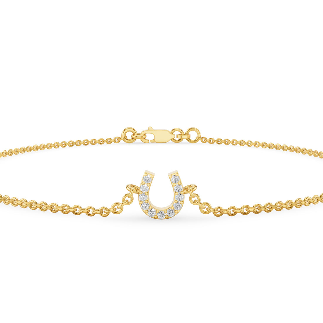 Diamond Horseshoe Bracelet