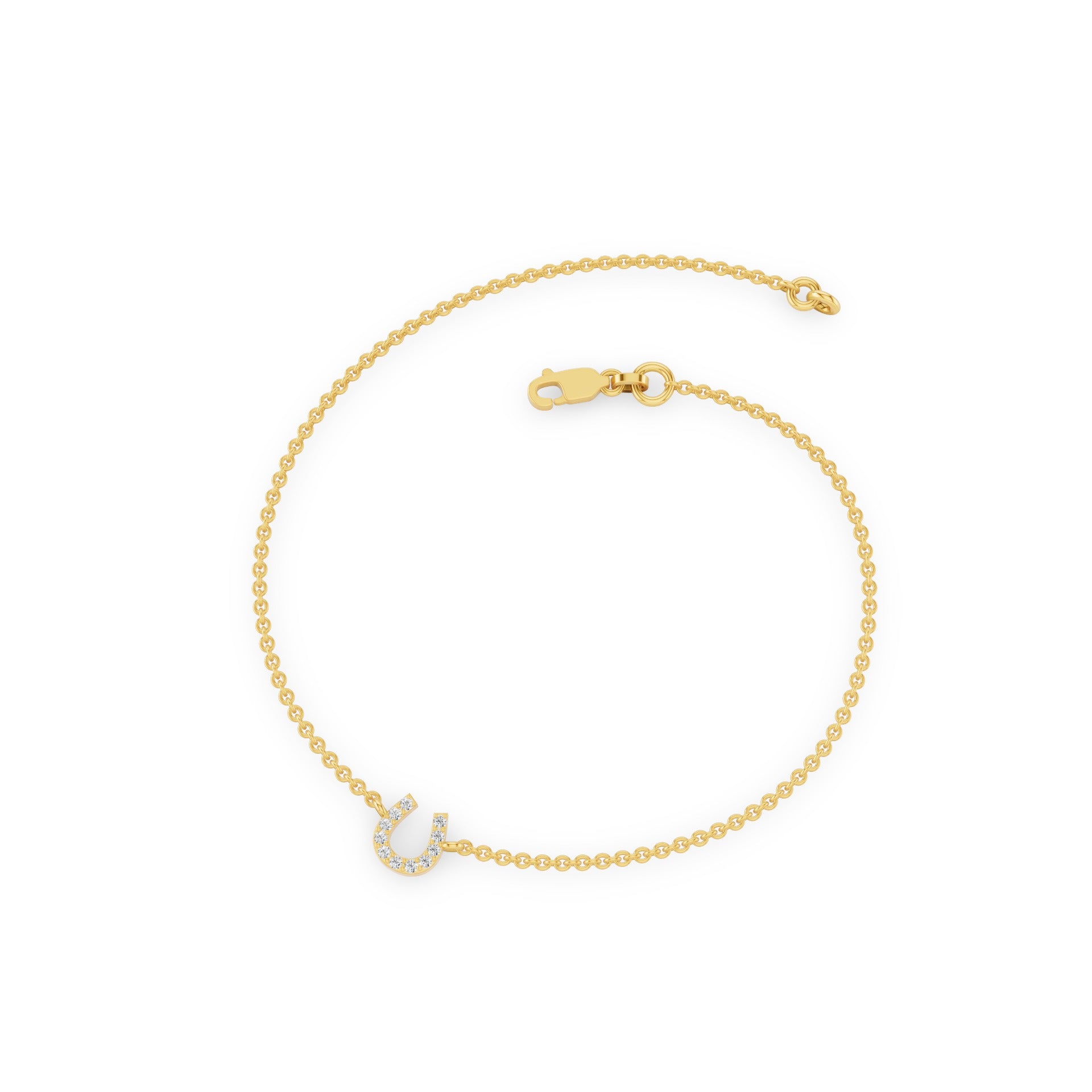 Diamond Horseshoe Bracelet