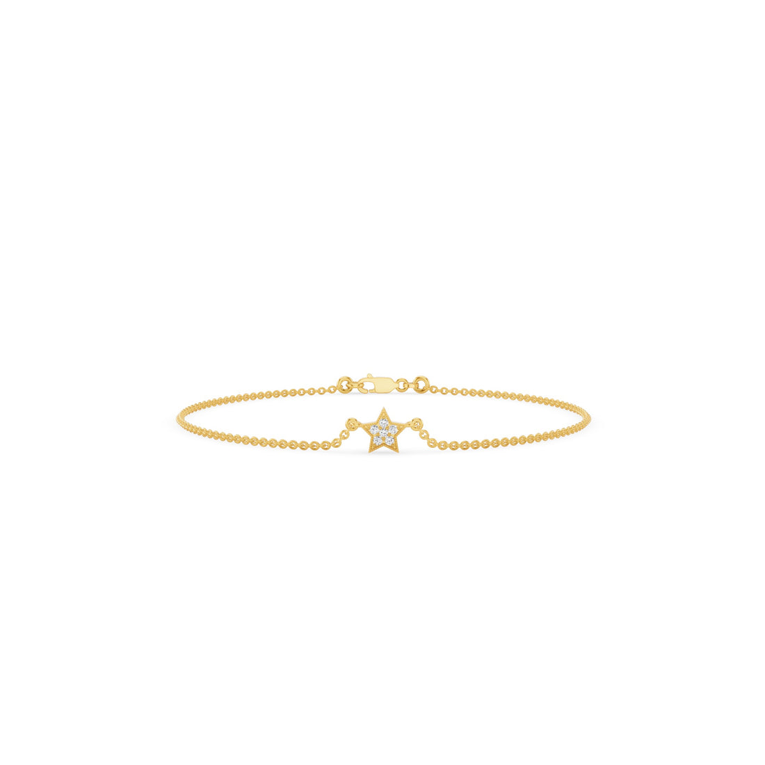Diamond Star Charm Bracelet