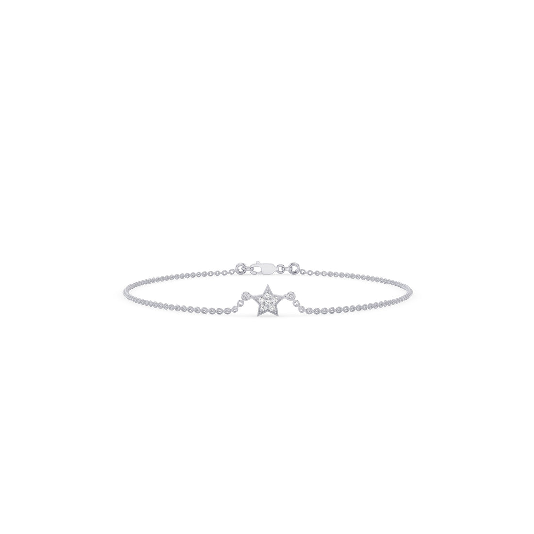 Diamond Star Charm Bracelet