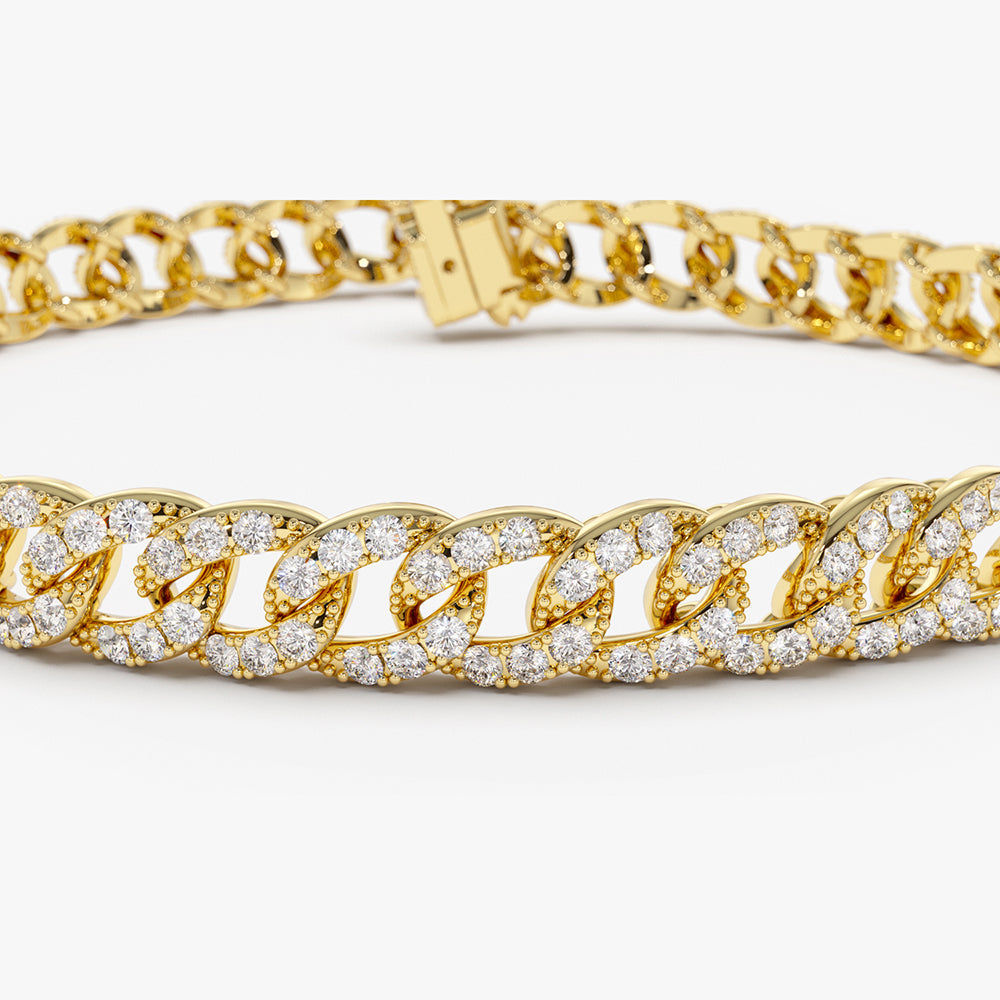 Diamond Cuban Link Bracelet