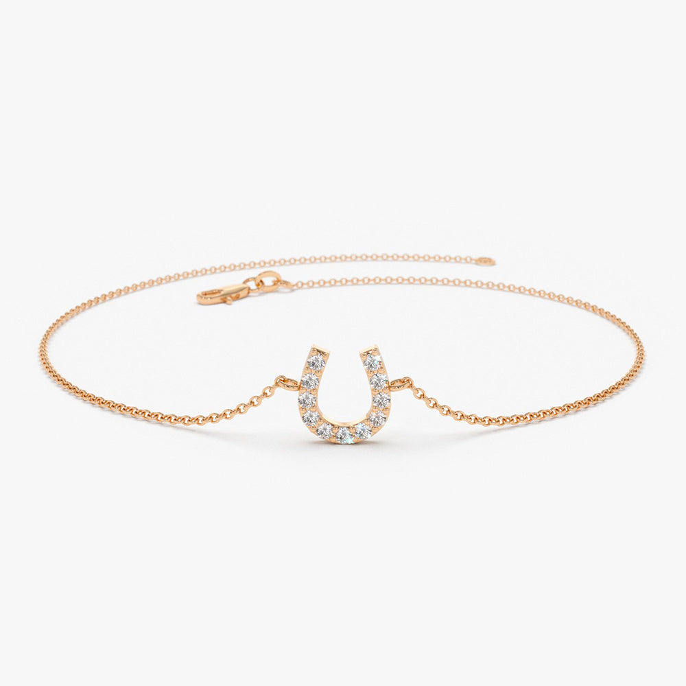 Diamond Horseshoe Bracelet