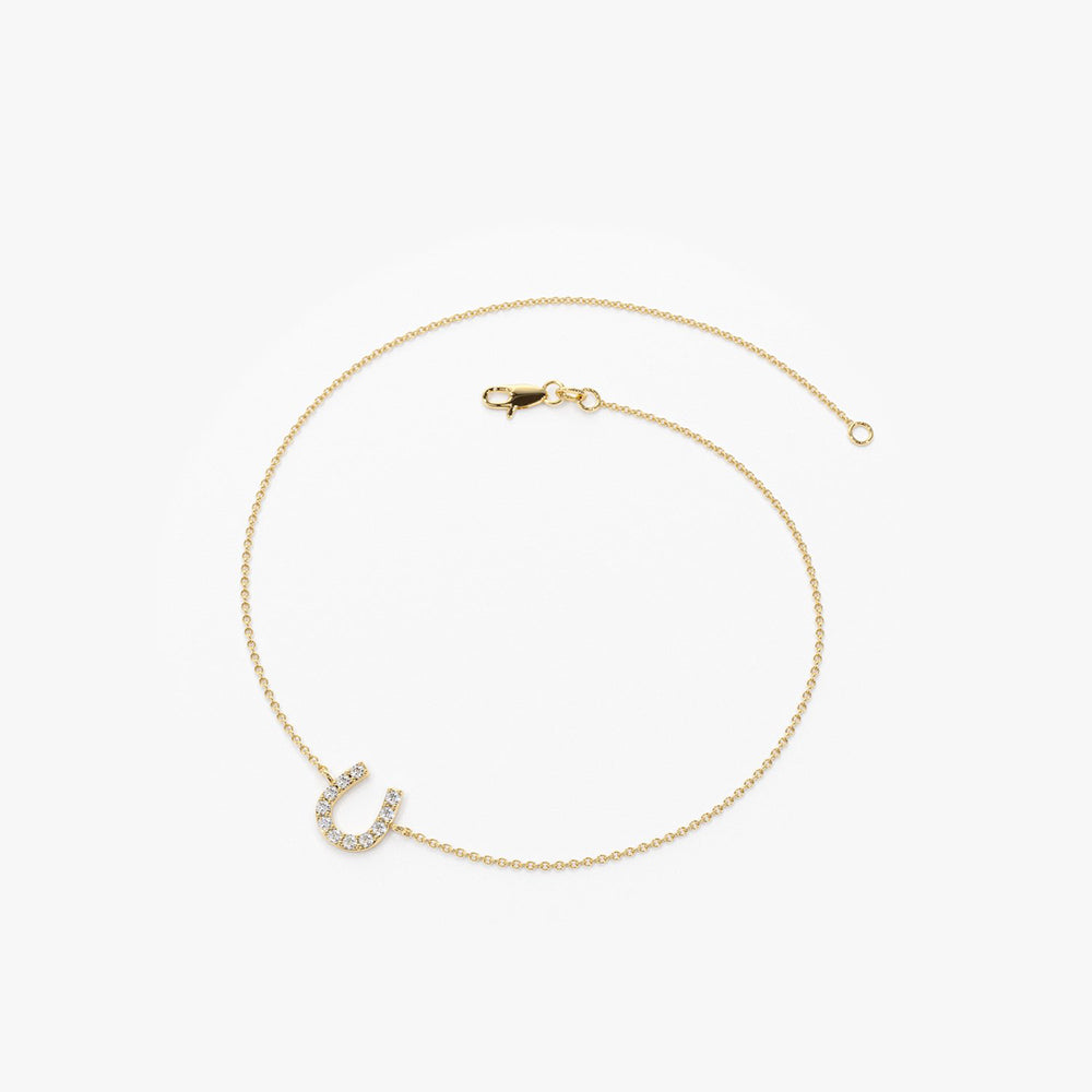 Diamond Horseshoe Bracelet