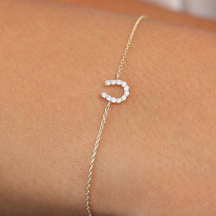Diamond Horseshoe Bracelet