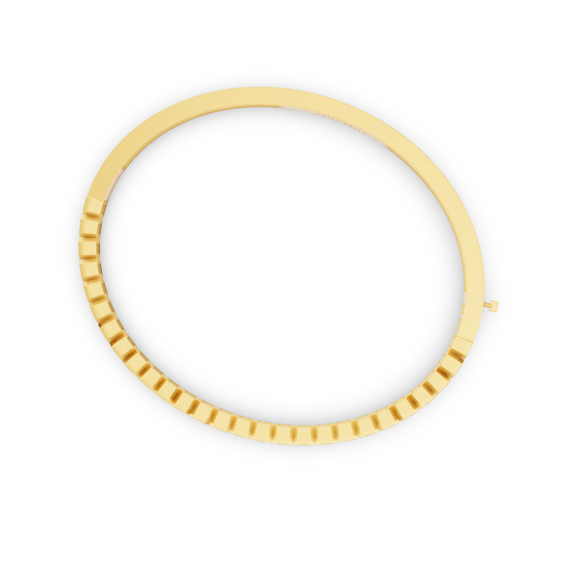 Emerald Cut Lab Grown Diamond Bangle