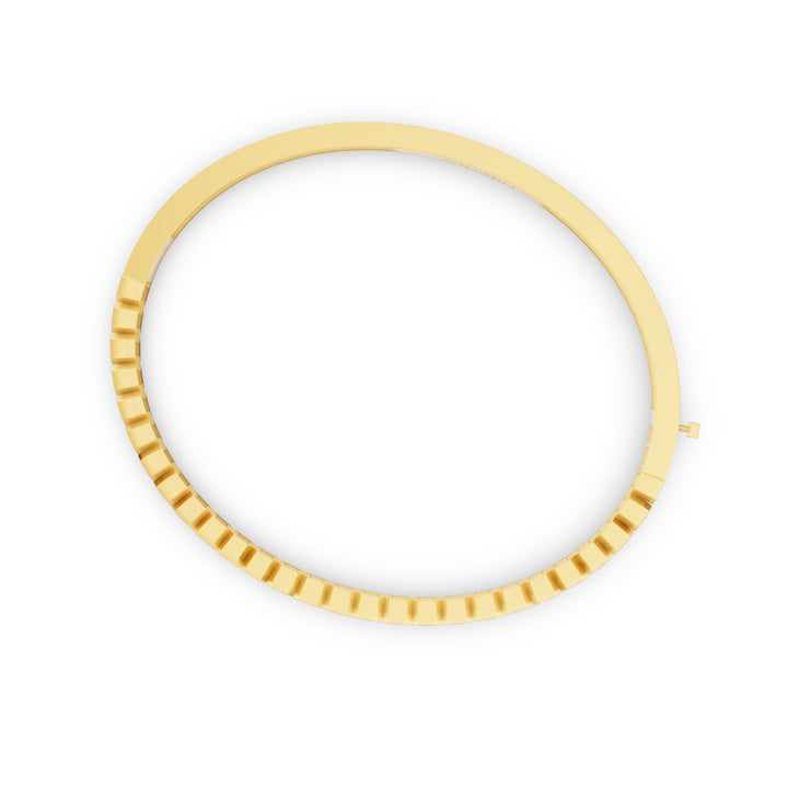 Emerald Cut Lab Grown Diamond Bangle