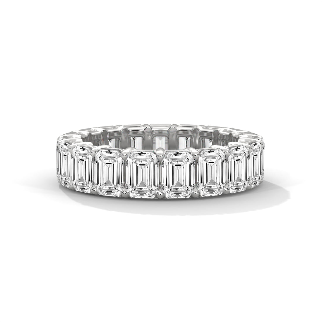 Emerald eternity band