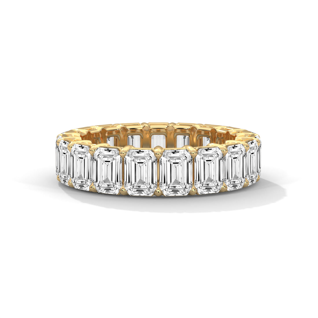 Emerald eternity band