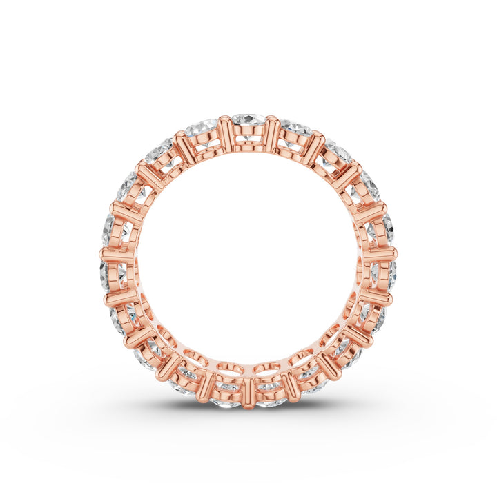 Full Eternity Oval Lab Grown Diamond  Wedding Ring