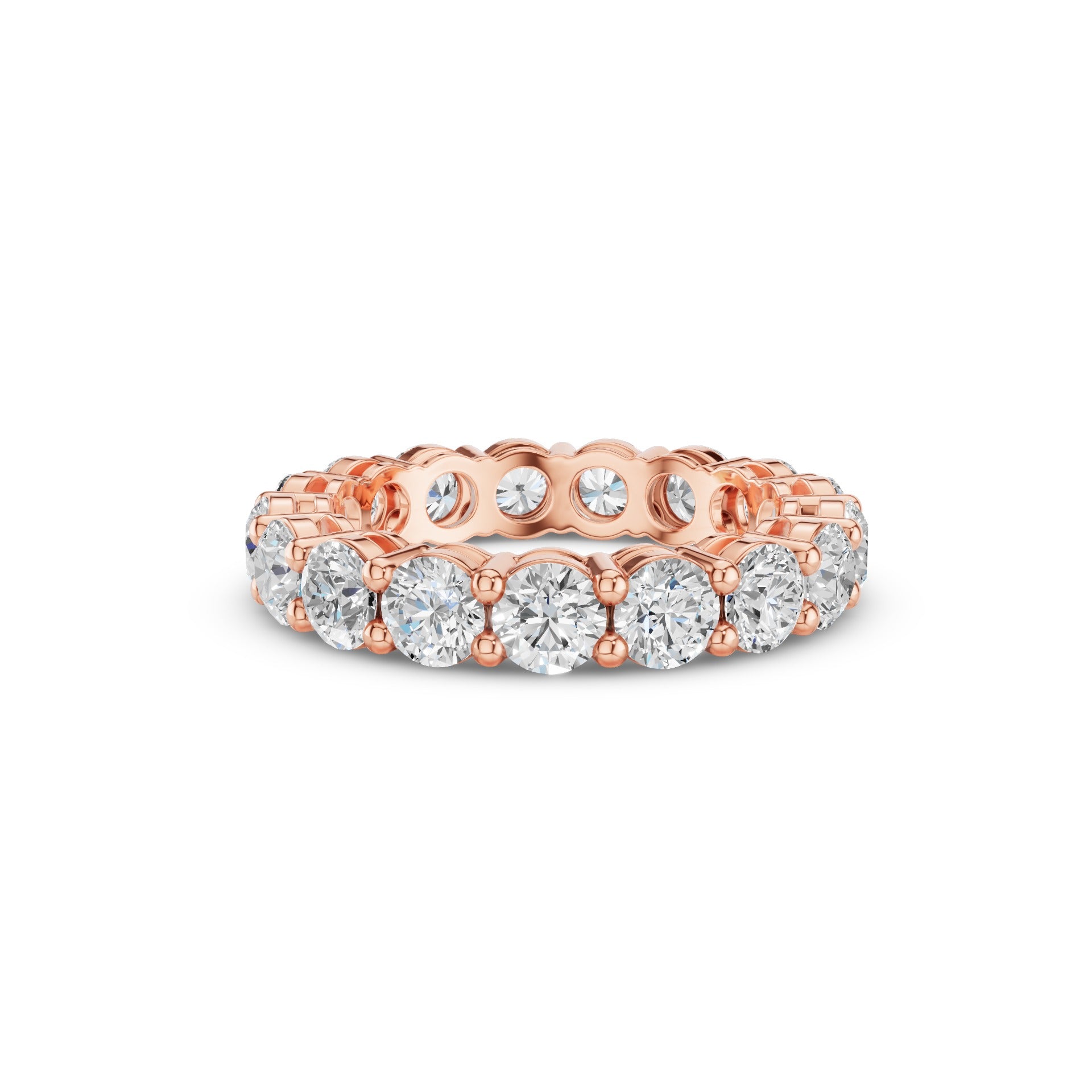 Full Eternity Round Lab Grown Diamond Wedding Ring