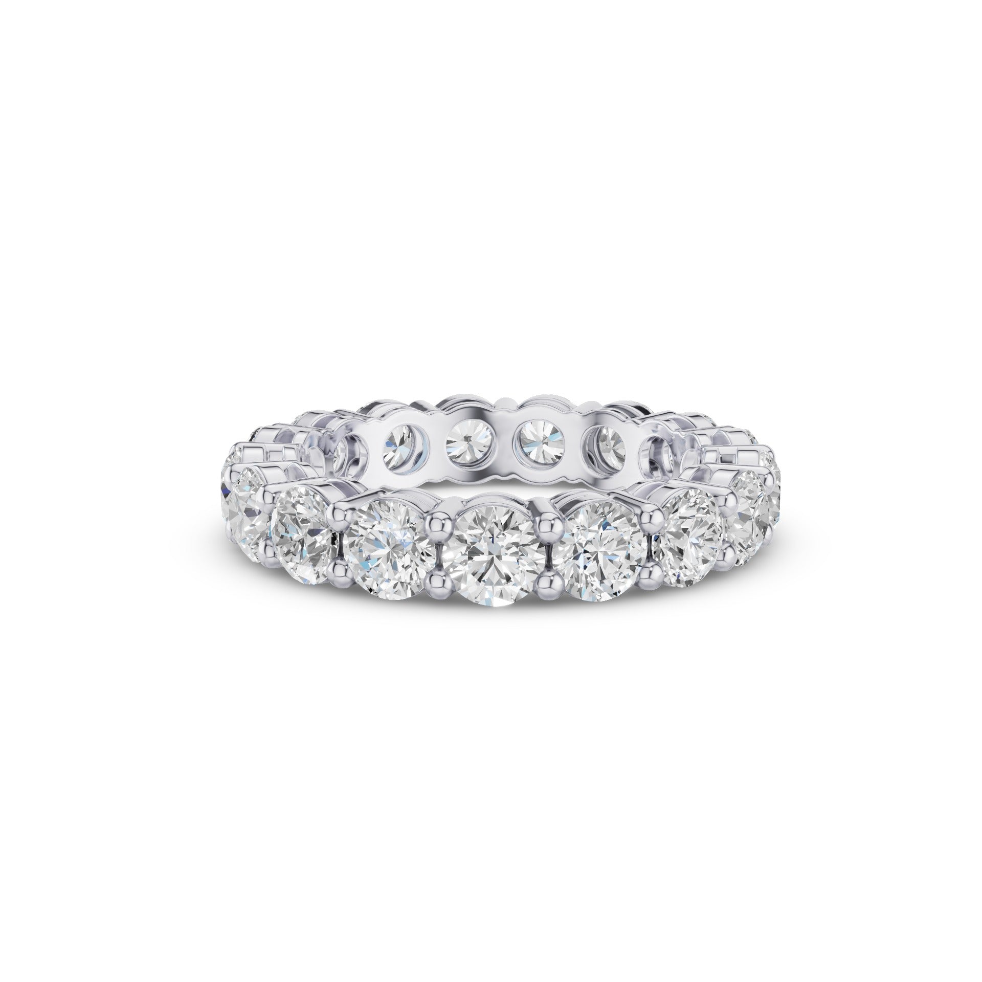 Full Eternity Round Lab Grown Diamond Wedding Ring