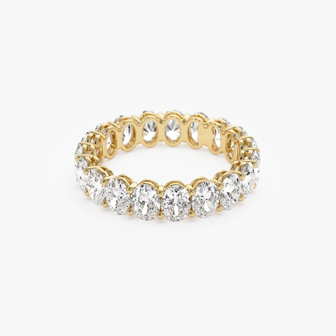 Full Eternity Oval Lab Grown Diamond  Wedding Ring