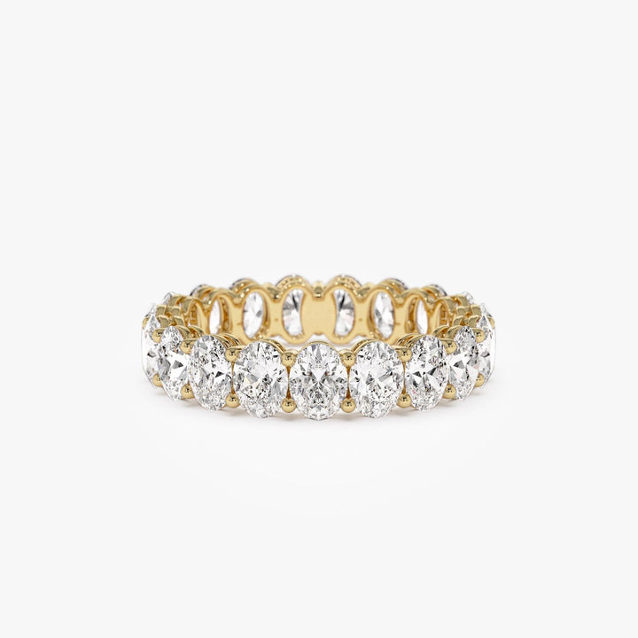 Full Eternity Oval Lab Grown Diamond  Wedding Ring