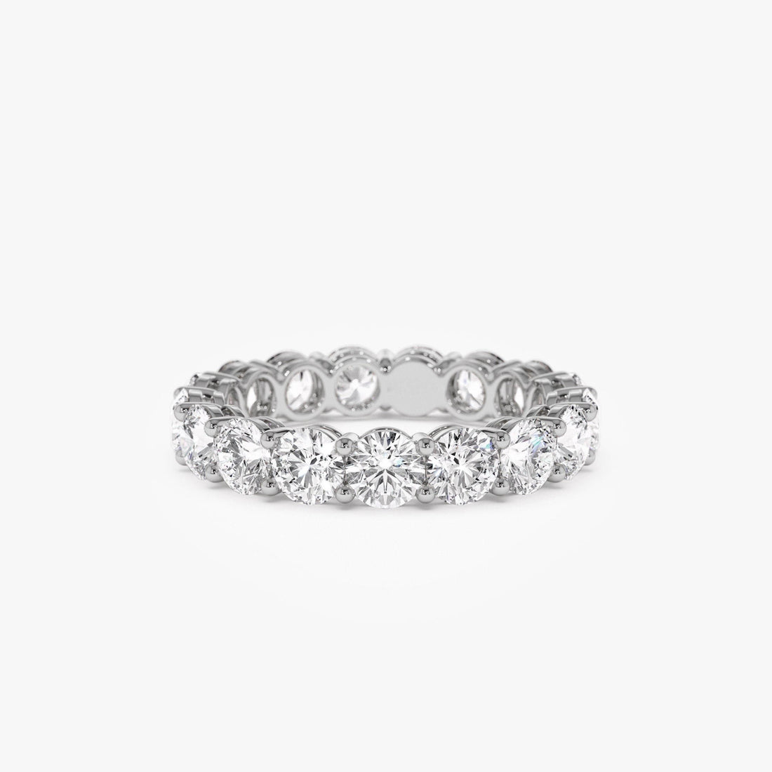 Full Eternity Round Lab Grown Diamond Wedding Ring