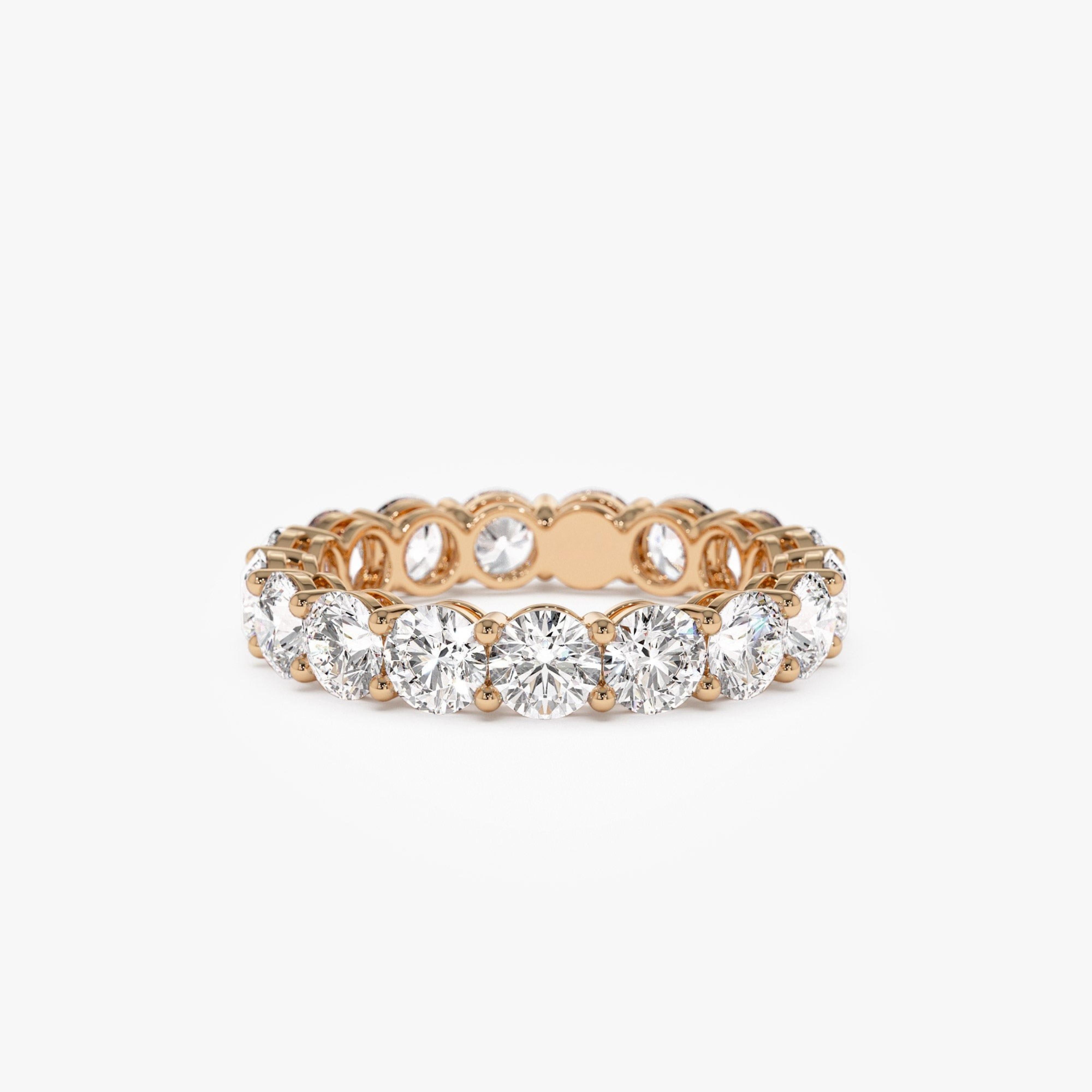 Full Eternity Round Lab Grown Diamond Wedding Ring