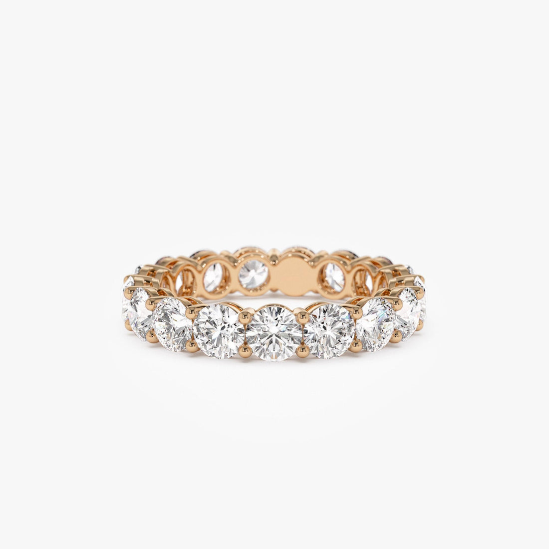 Full Eternity Round Lab Grown Diamond Wedding Ring