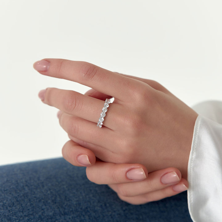 Full Eternity Round Lab Grown Diamond Wedding Ring