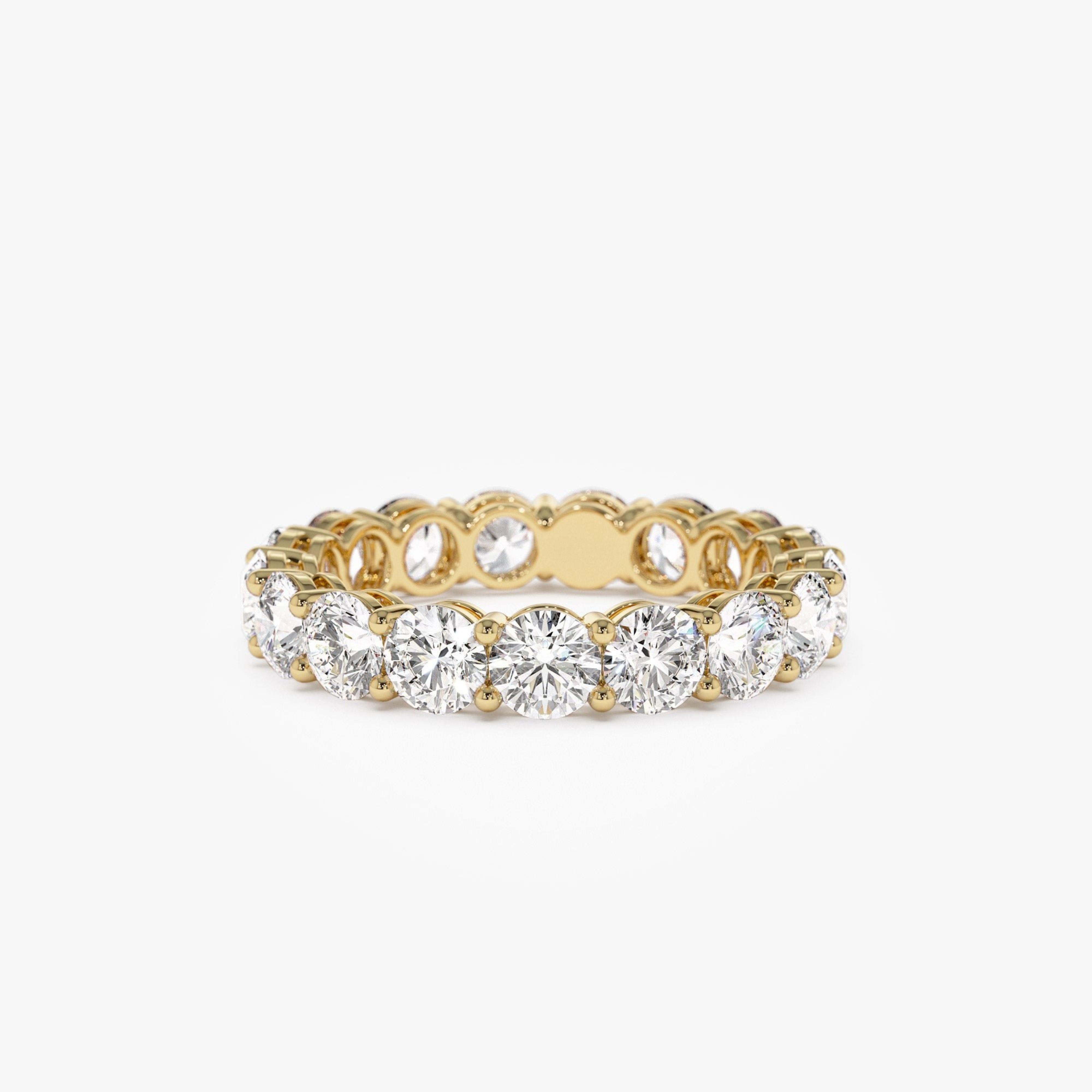 Full Eternity Round Lab Grown Diamond Wedding Ring