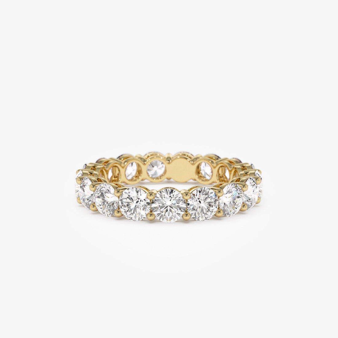 Full Eternity Round Lab Grown Diamond Wedding Ring