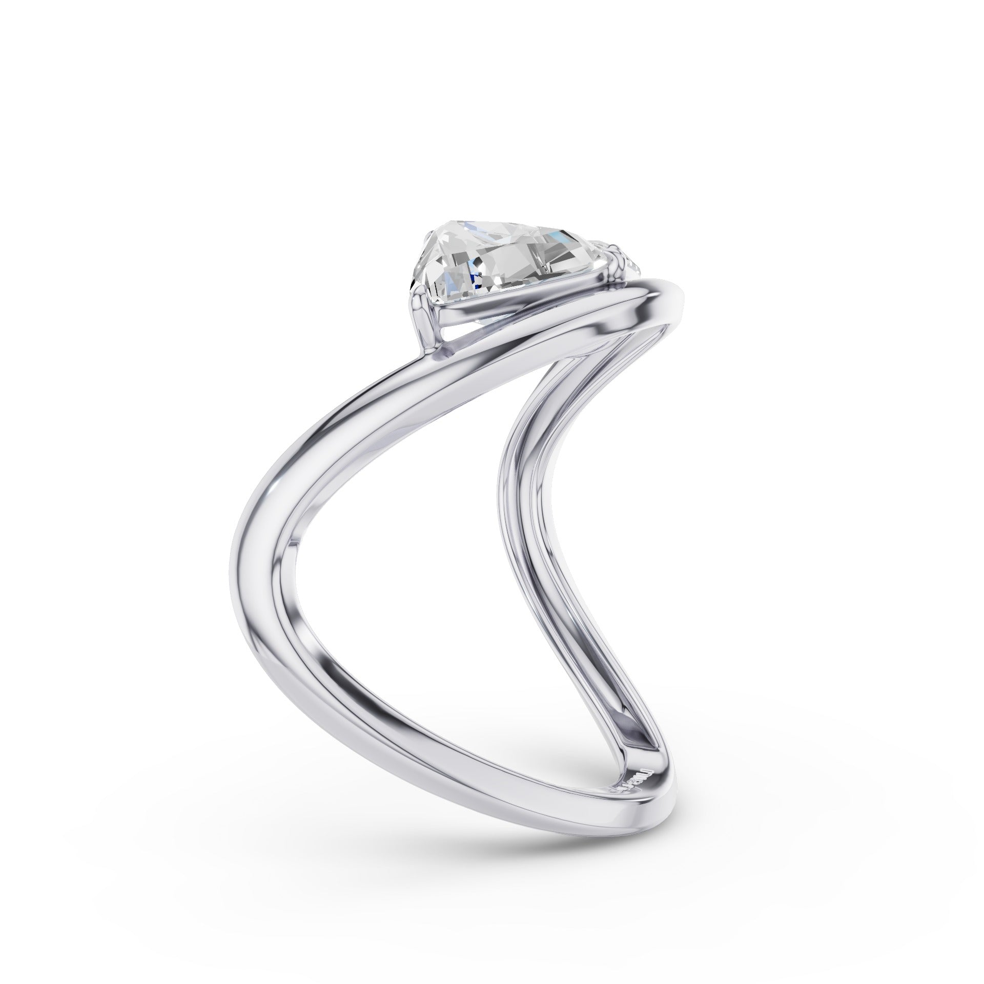 Marquise & Trillion Lab Grown Diamond Statement Ring