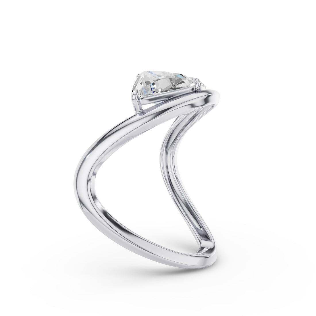Marquise & Trillion Lab Grown Diamond Statement Ring