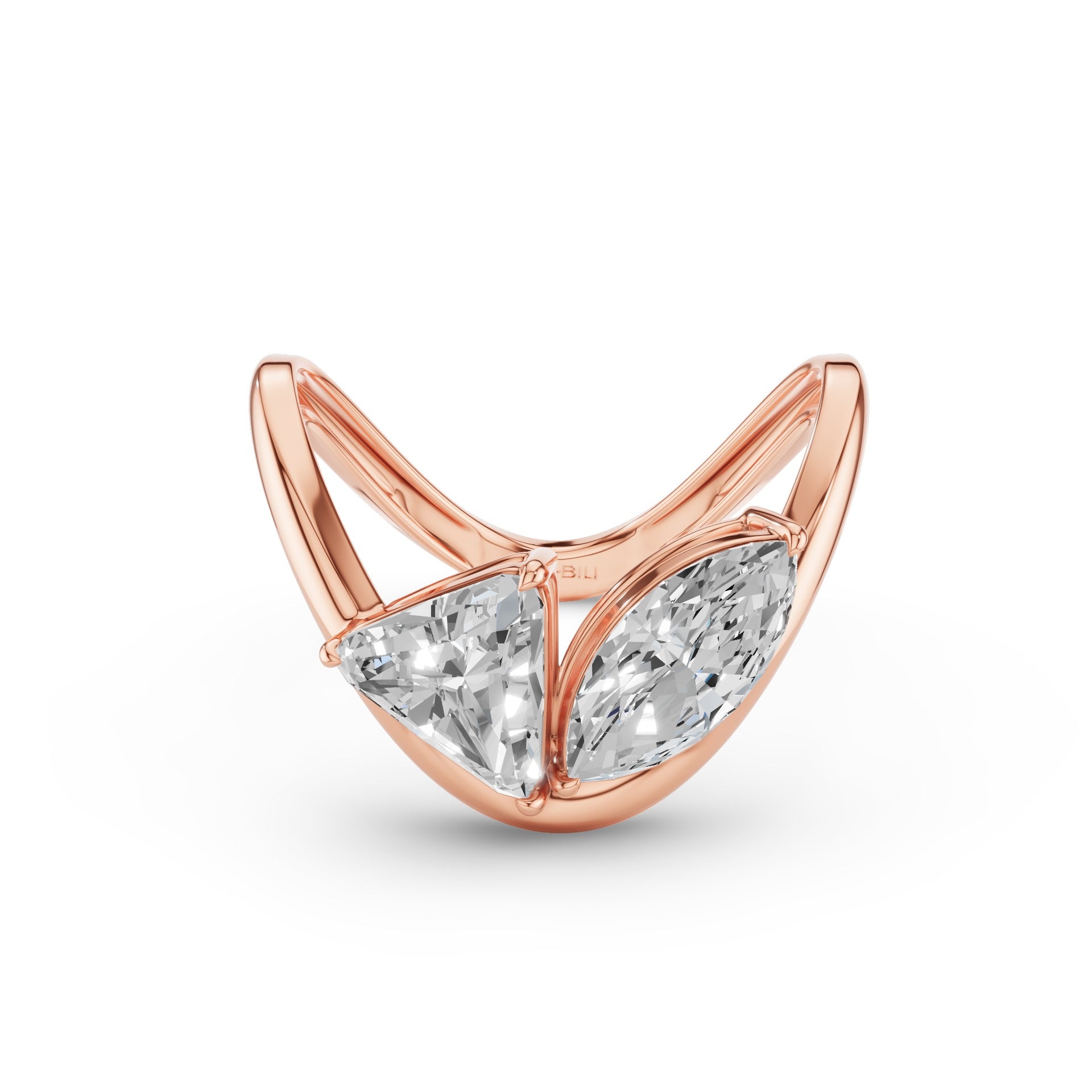 Marquise & Trillion Lab Grown Diamond Statement Ring