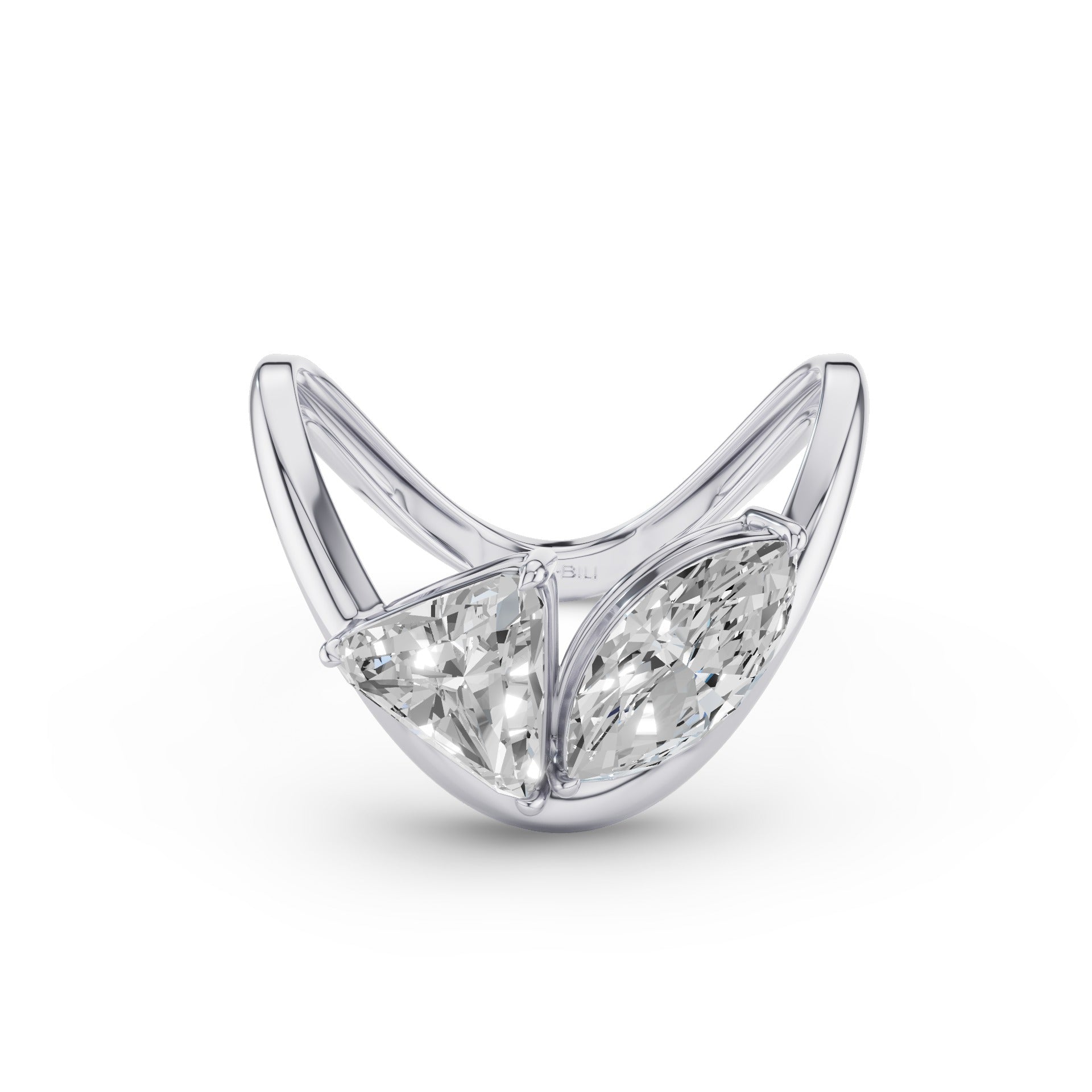 Marquise & Trillion Lab Grown Diamond Statement Ring