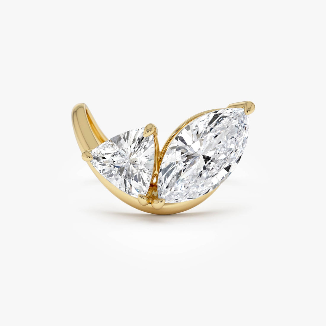 Marquise & Trillion Lab Grown Diamond Statement Ring