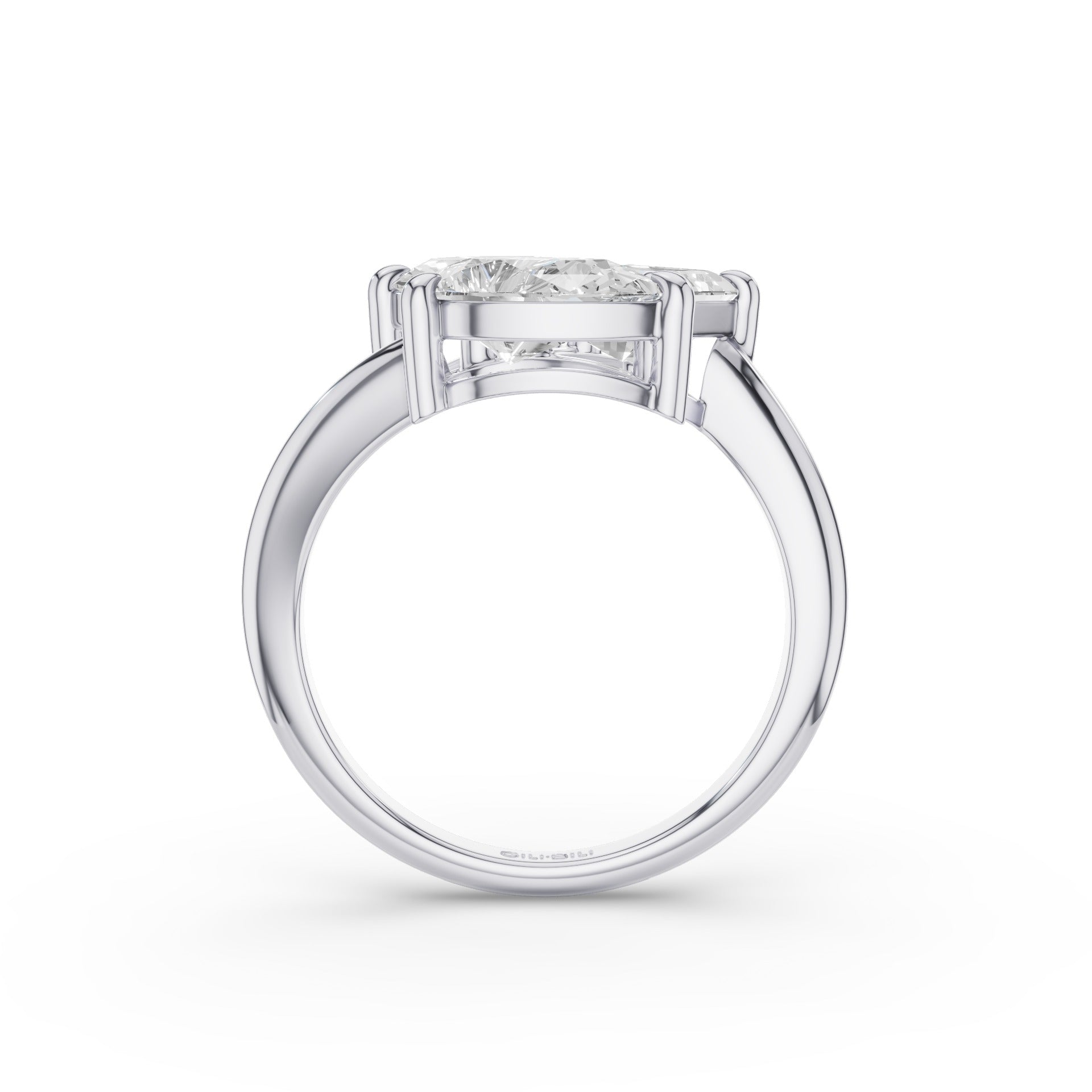 Multi Shape Lab Gown Diamond Cocktail Ring