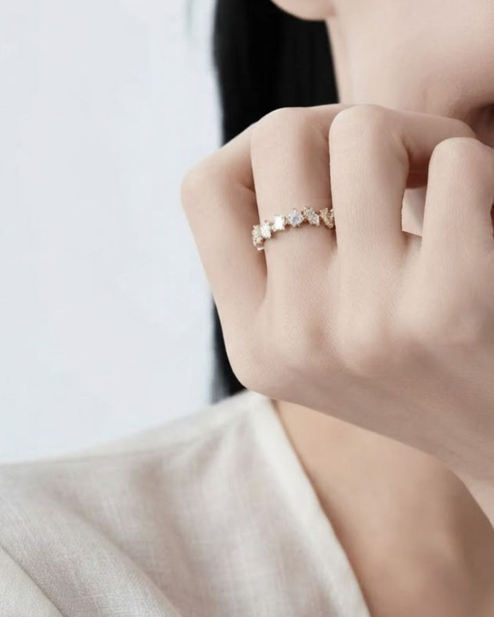 Multi Shaped Lab Grown Dimaond Full Eternity Wedding Band
