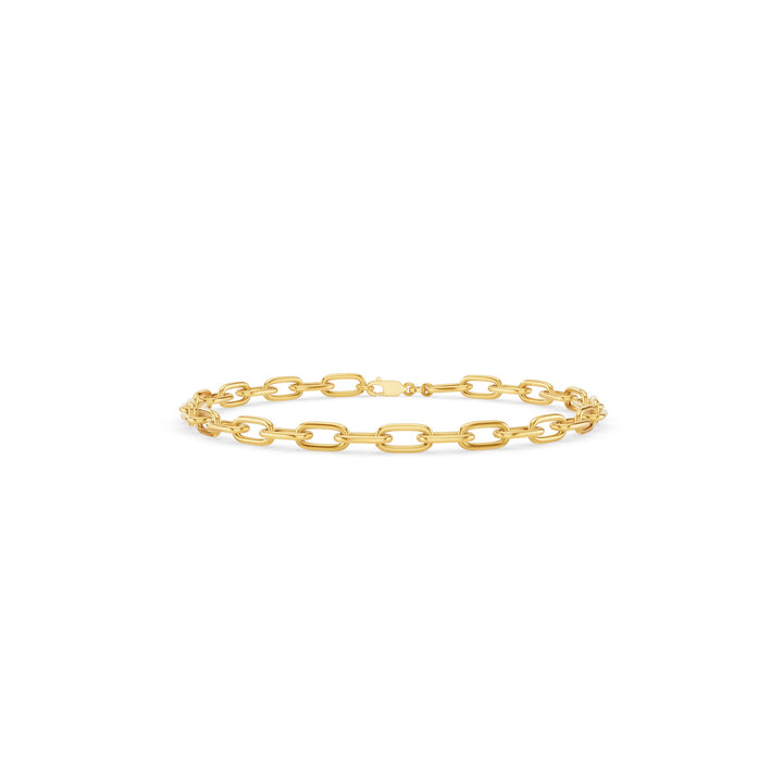 Paperclip Link Chain Bracelet