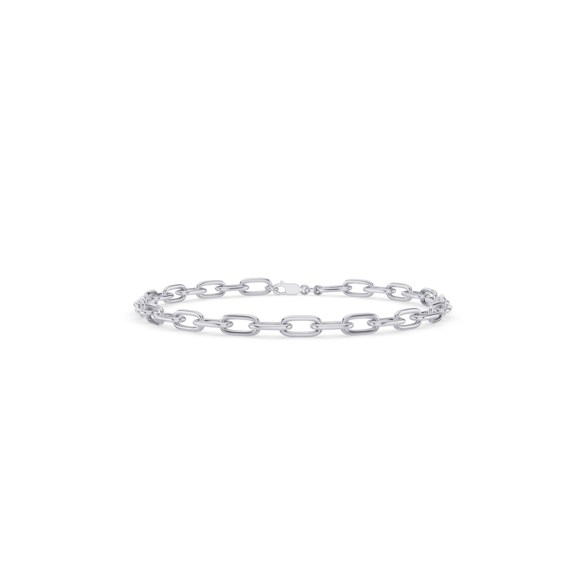 Paperclip Link Chain Bracelet