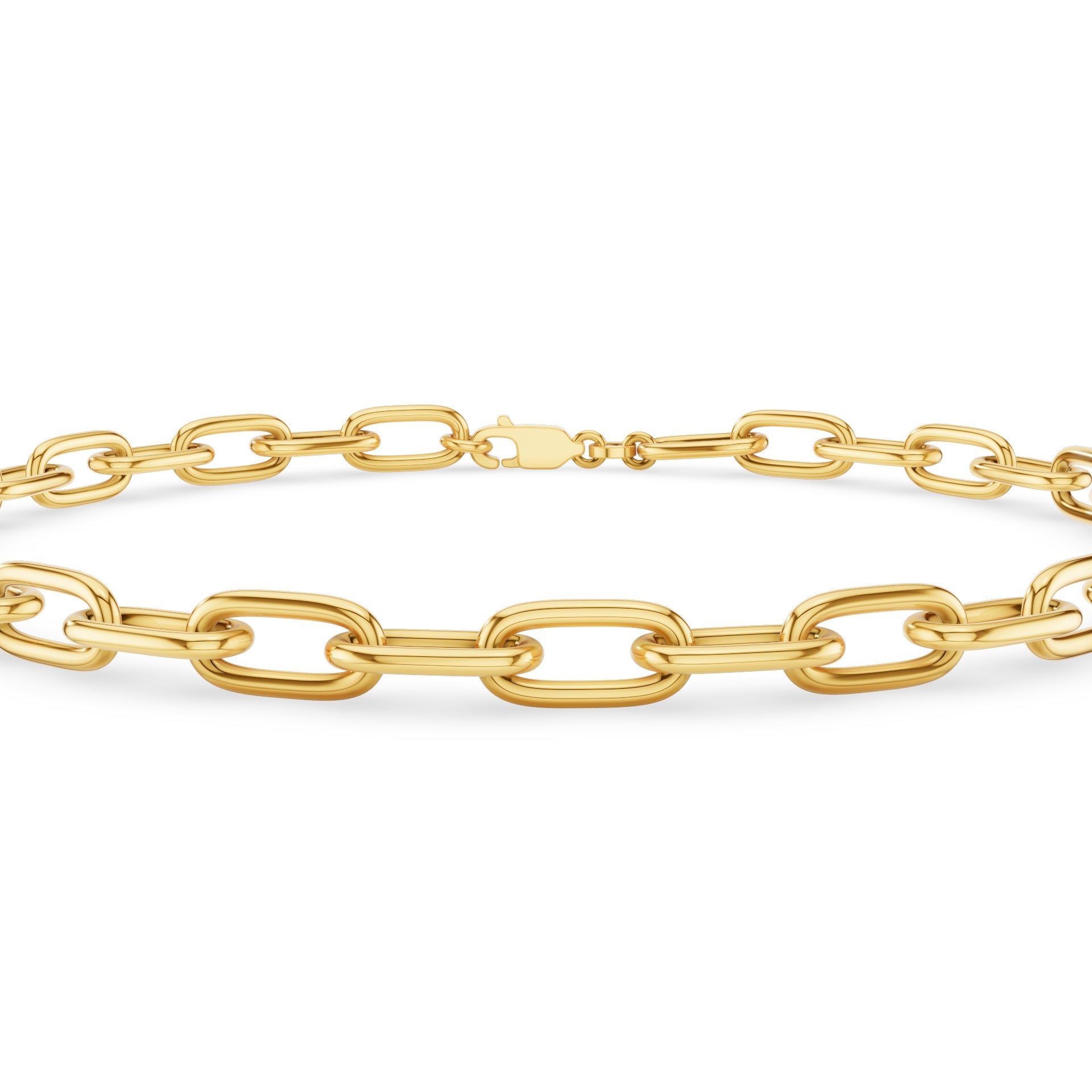 Paperclip Link Chain Bracelet