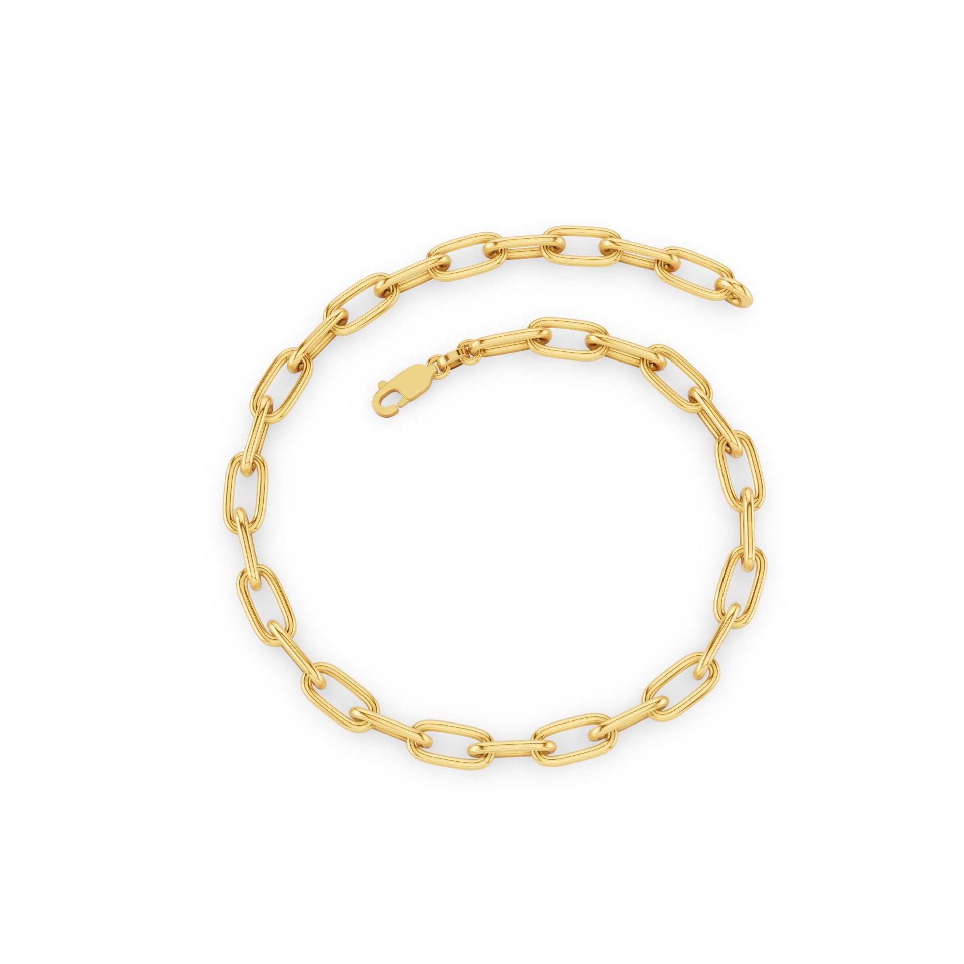 Paperclip Link Chain Bracelet