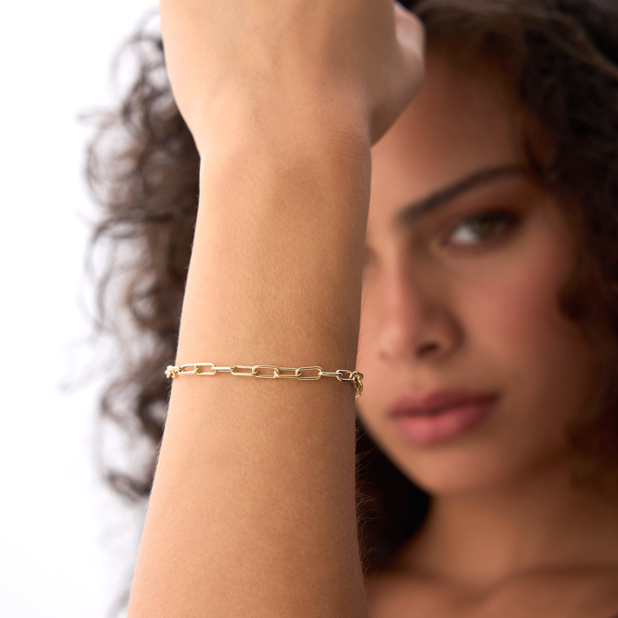 Paperclip Link Chain Bracelet