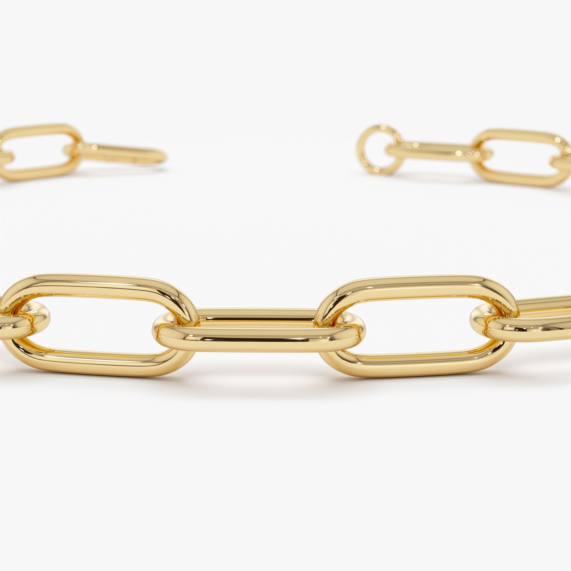 Paperclip Link Chain Bracelet