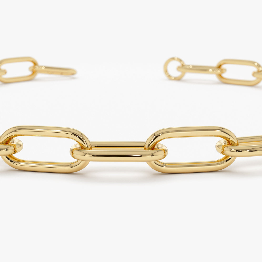 Paperclip Link Chain Bracelet