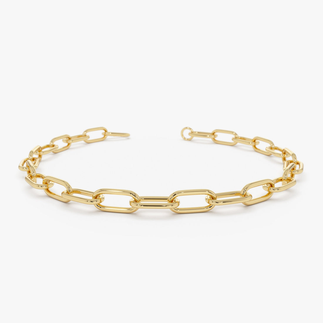 Paperclip Link Chain Bracelet