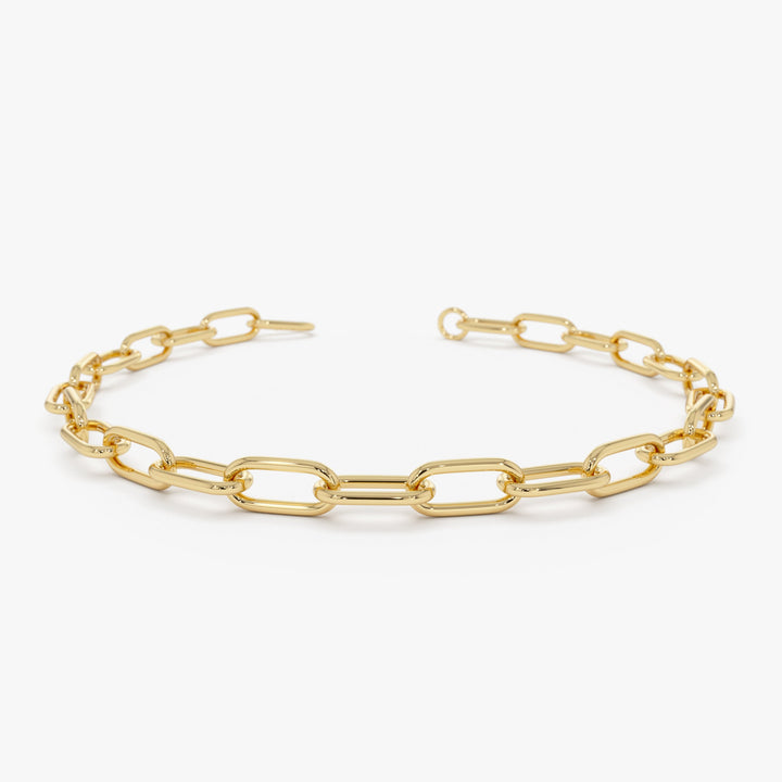 Paperclip Link Chain Bracelet